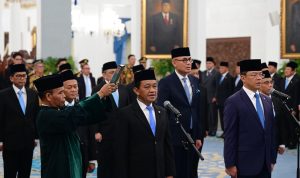 pelantikan menteri